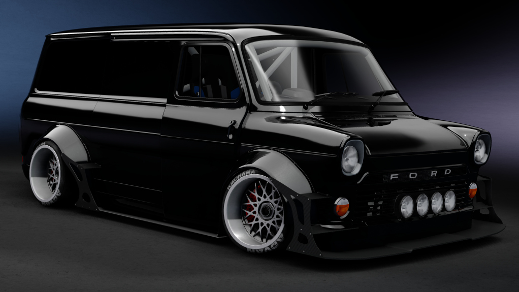 ACMC Ford Transit 1969 Supervan, skin Black