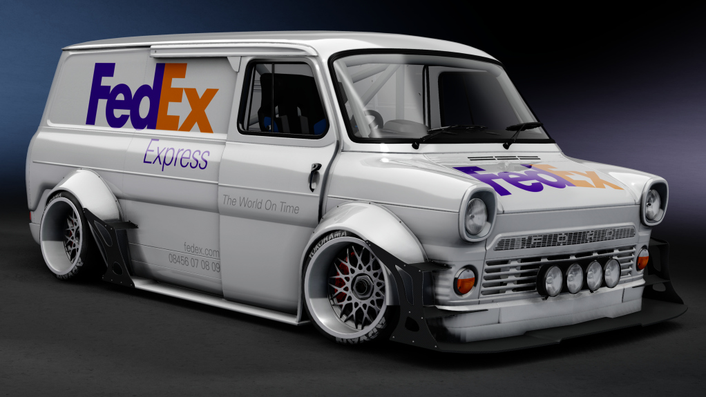 ACMC Ford Transit 1969 Supervan, skin FedEx