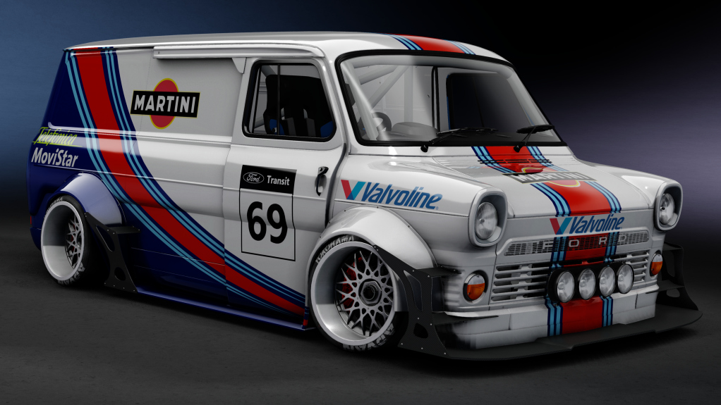 ACMC Ford Transit 1969 Supervan, skin martini