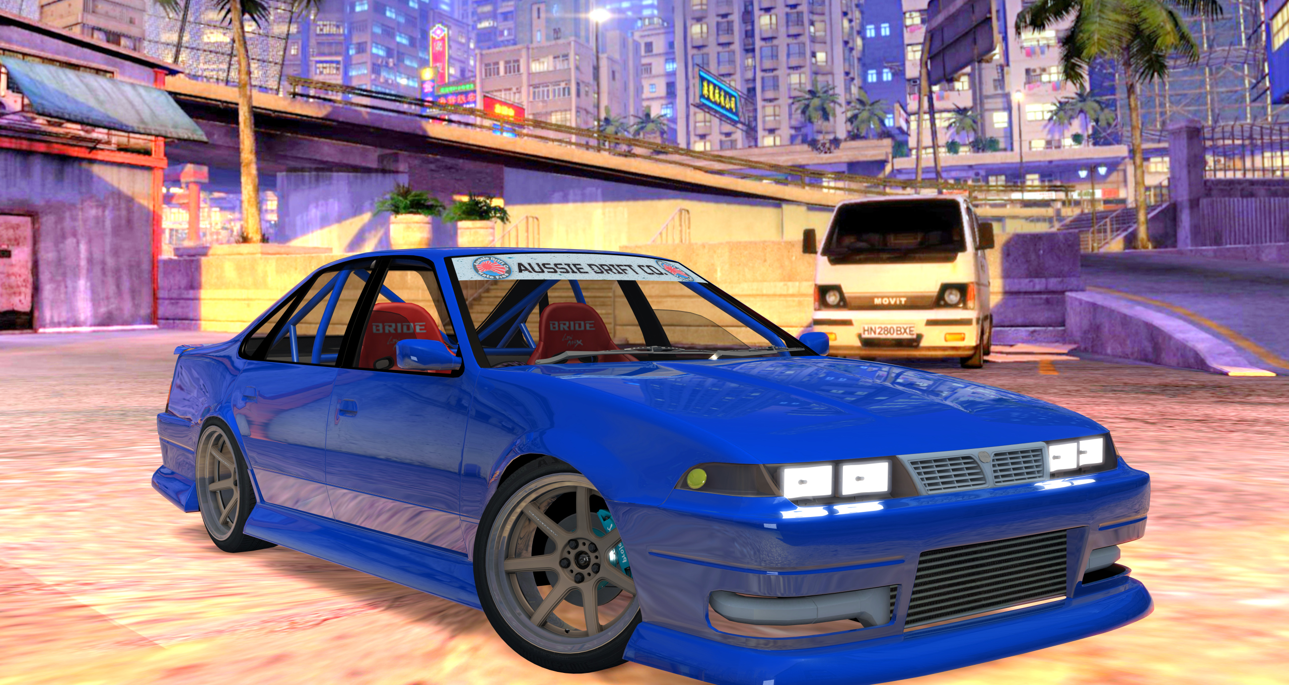 ADC Nissan Cefiro A31, skin Bayside Blue