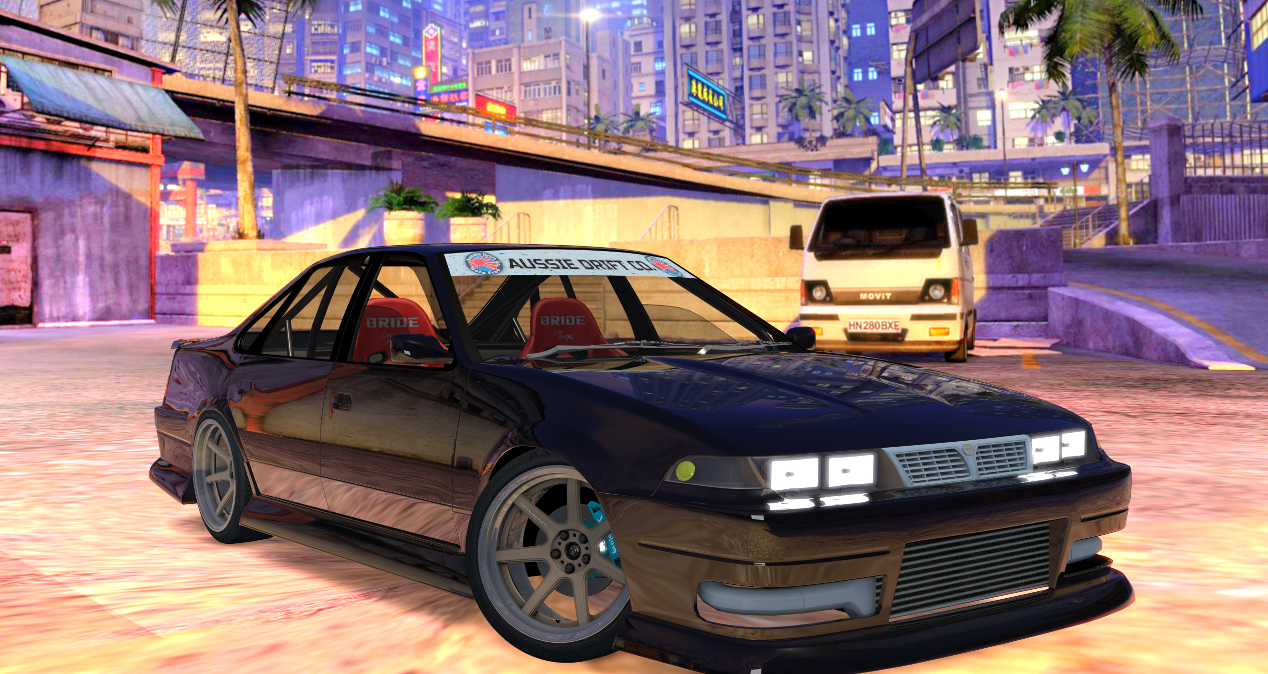 ADC Nissan Cefiro A31, skin Black Pearl