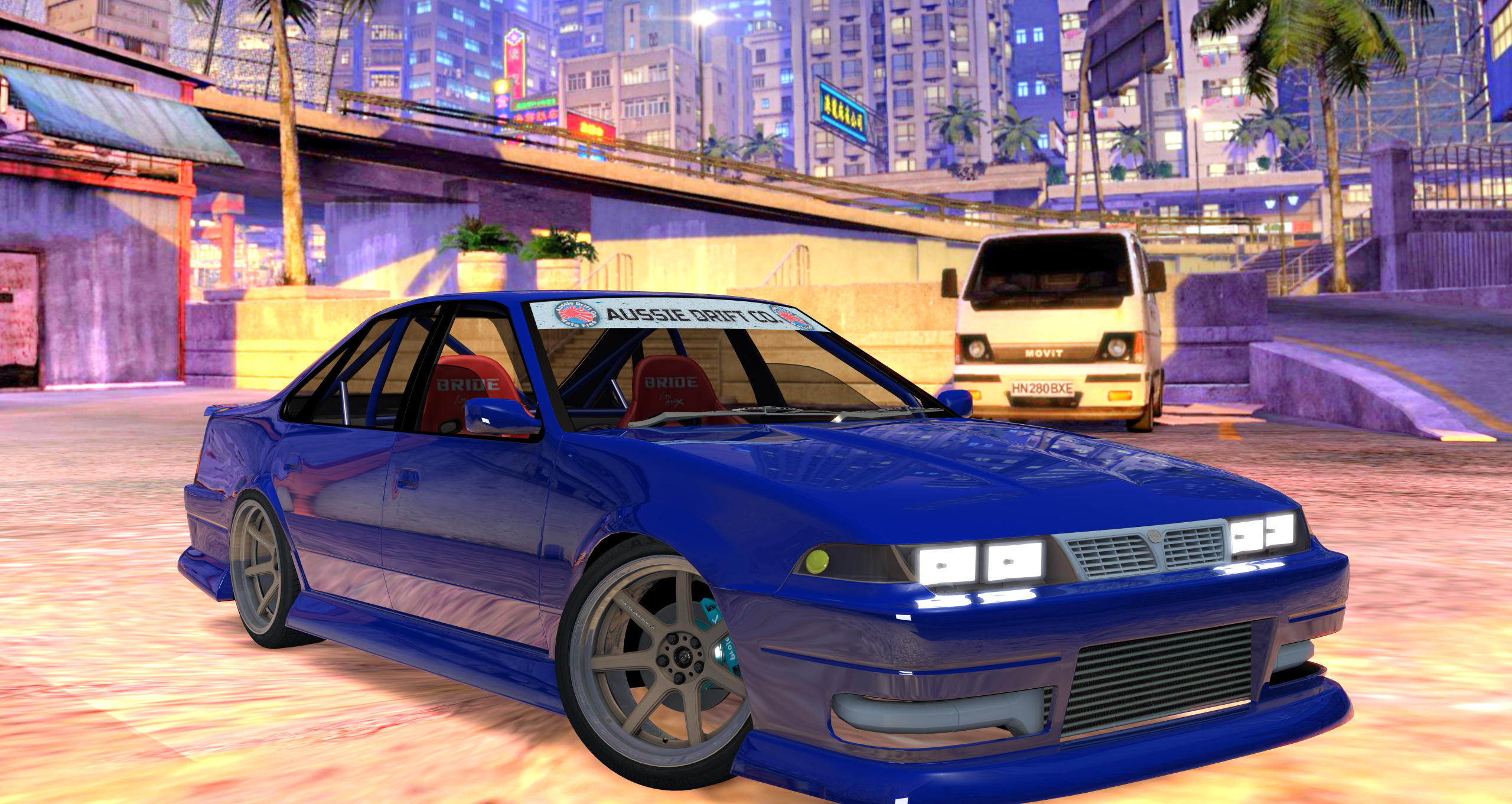 ADC Nissan Cefiro A31, skin Dark Blue