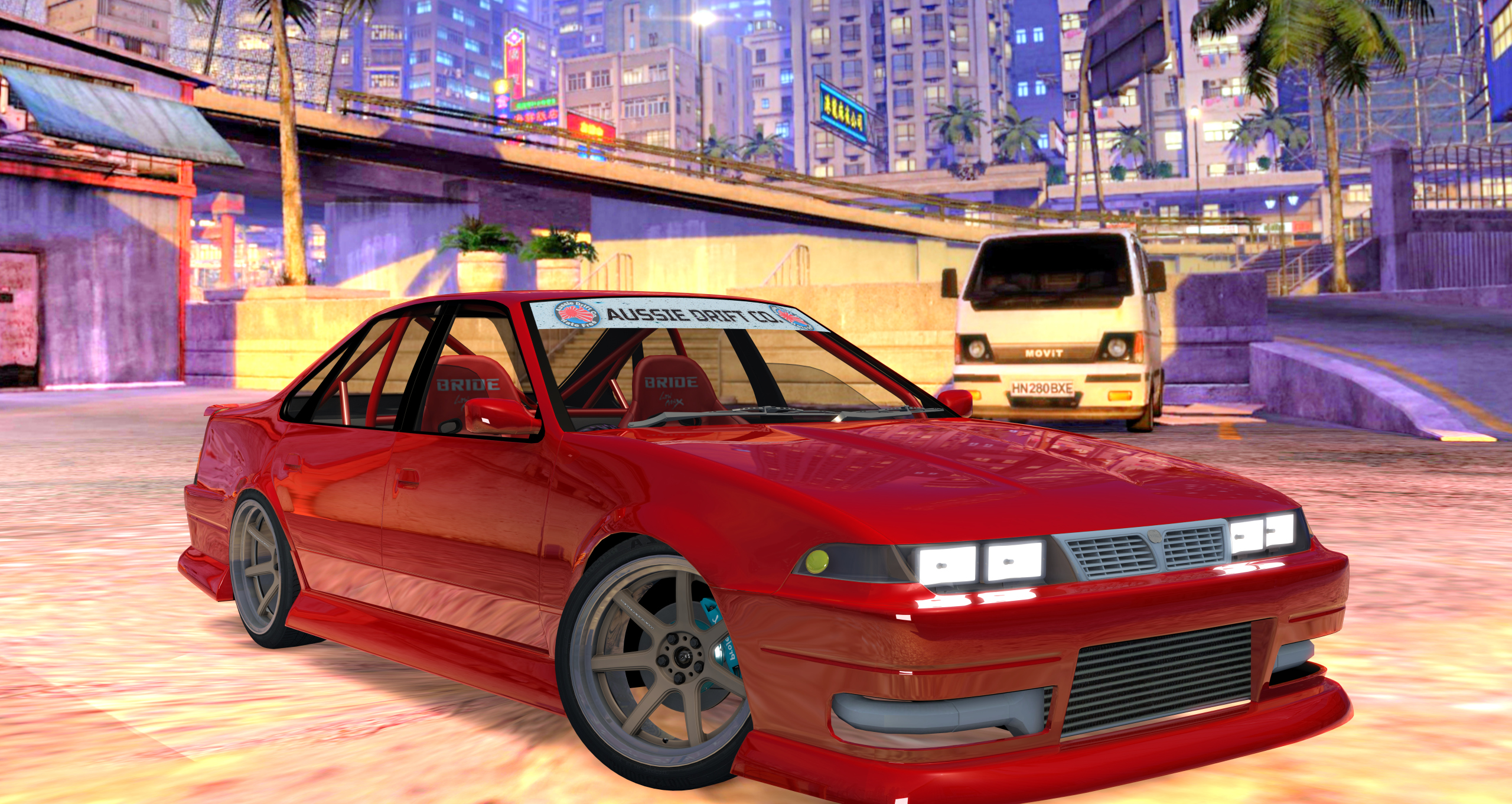 ADC Nissan Cefiro A31, skin Red