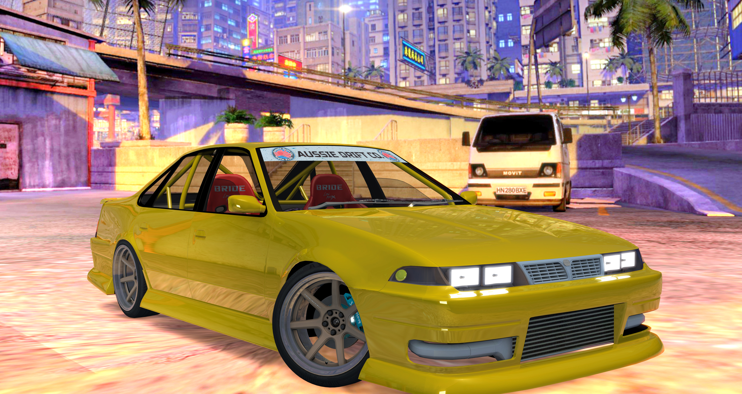 ADC Nissan Cefiro A31, skin Yellow