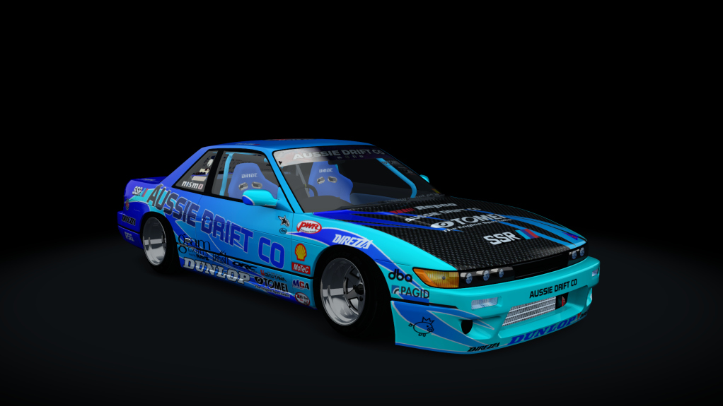 ADC Nissan Silvia S13  420, skin D1SL_BlueBlue