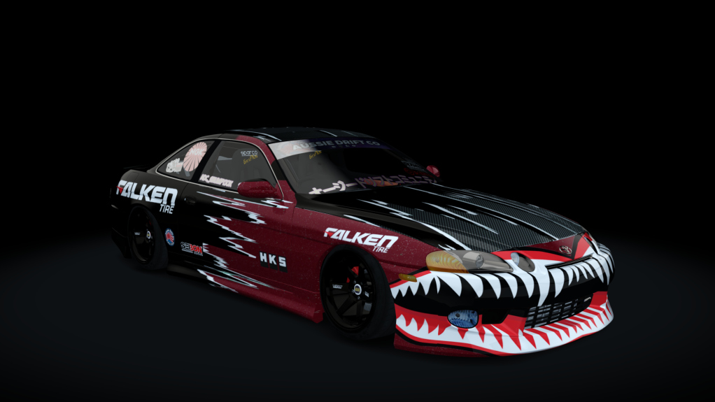 ADC Toyota Soarer  420, skin Blood RED Bonsai