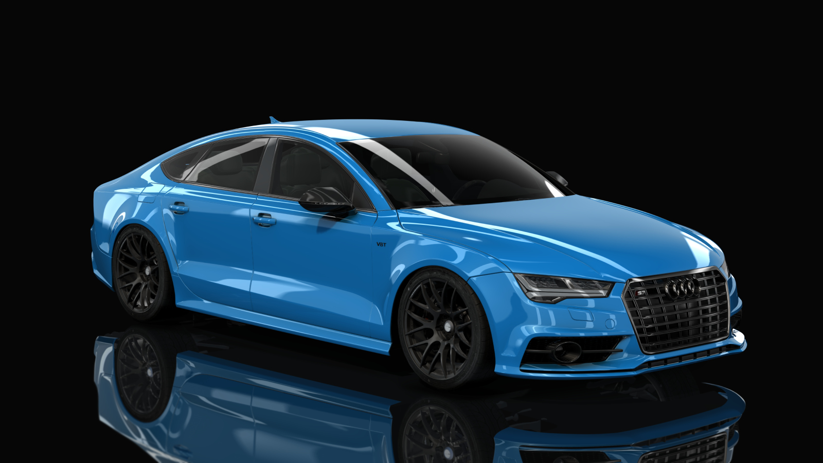 Audi S7 Sportback FBO, skin 04 Laguna Seca Blue