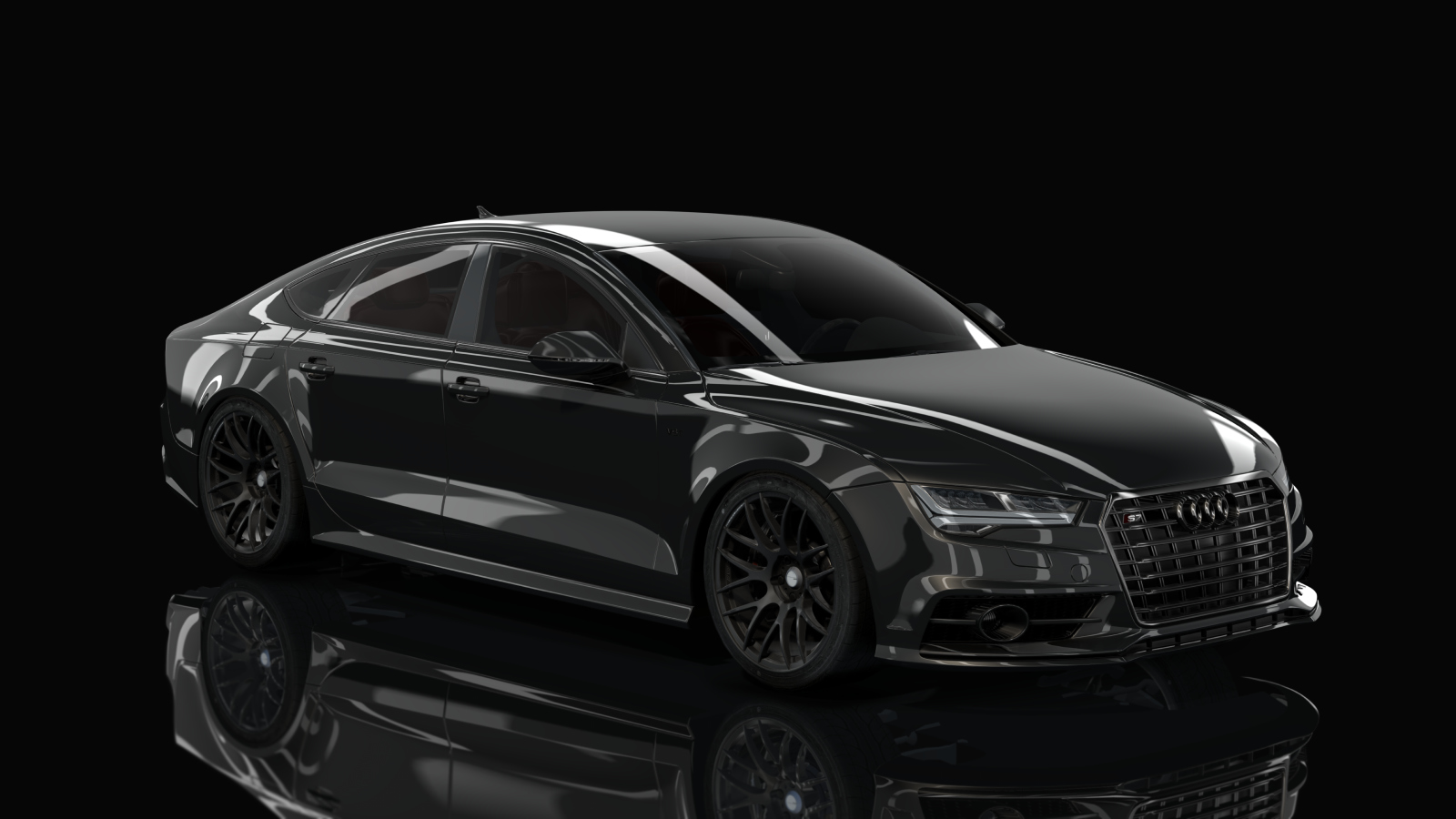 Audi S7 Sportback FBO, skin 08 Black Sapphire metallic