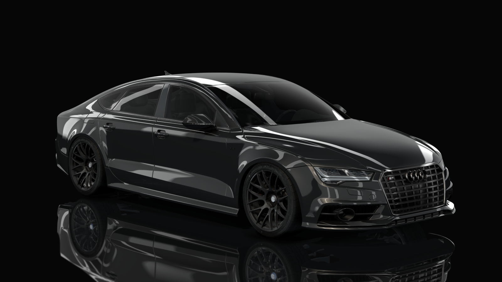 Audi S7 Sportback FBO, skin 09 Frozen Black