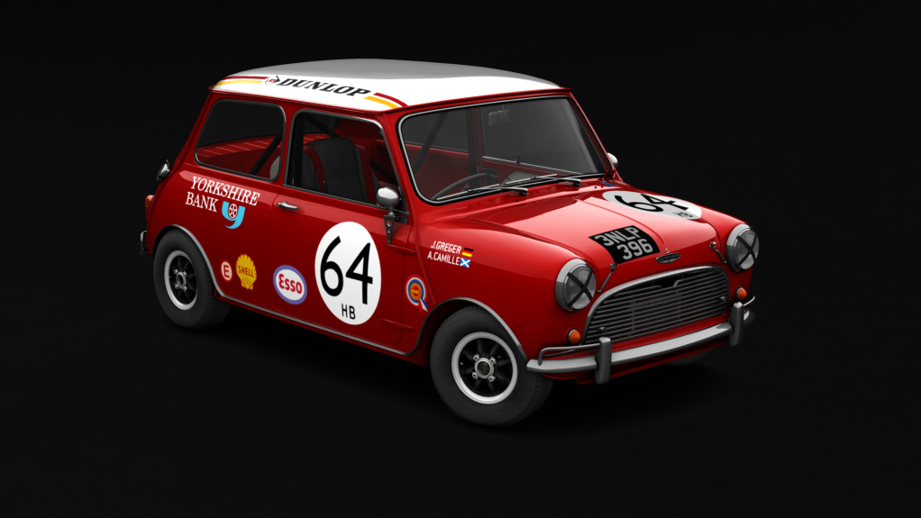 Austin Mini Cooper S FIA App.K Historic Racing, skin 64_Yorkshire_Bank