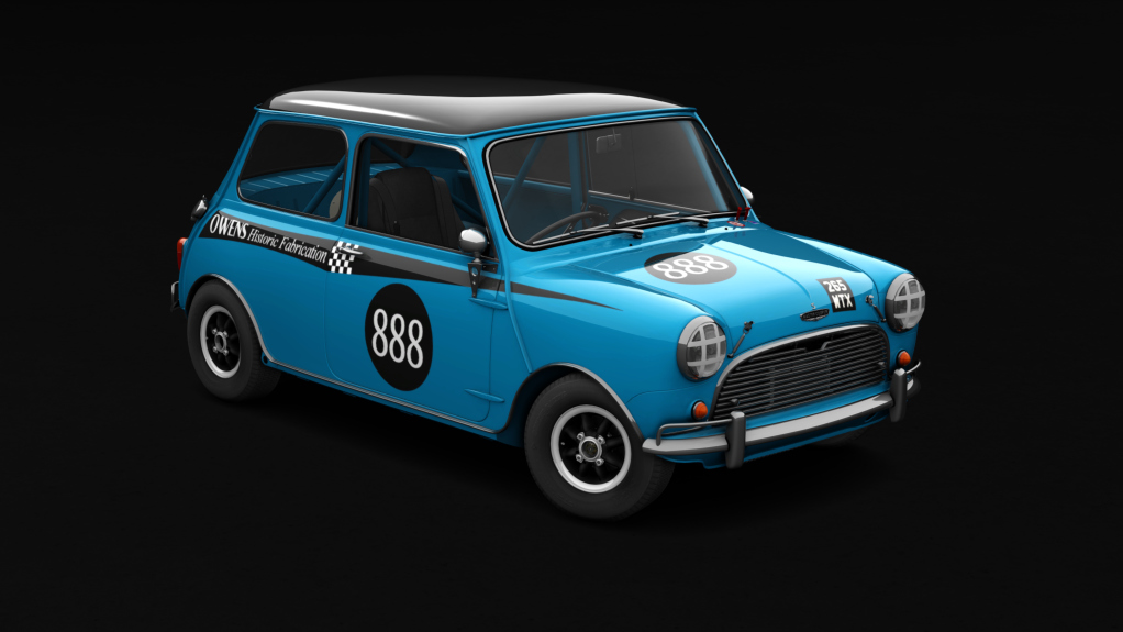 Austin Mini Cooper S FIA App.K Historic Racing, skin 888_owens