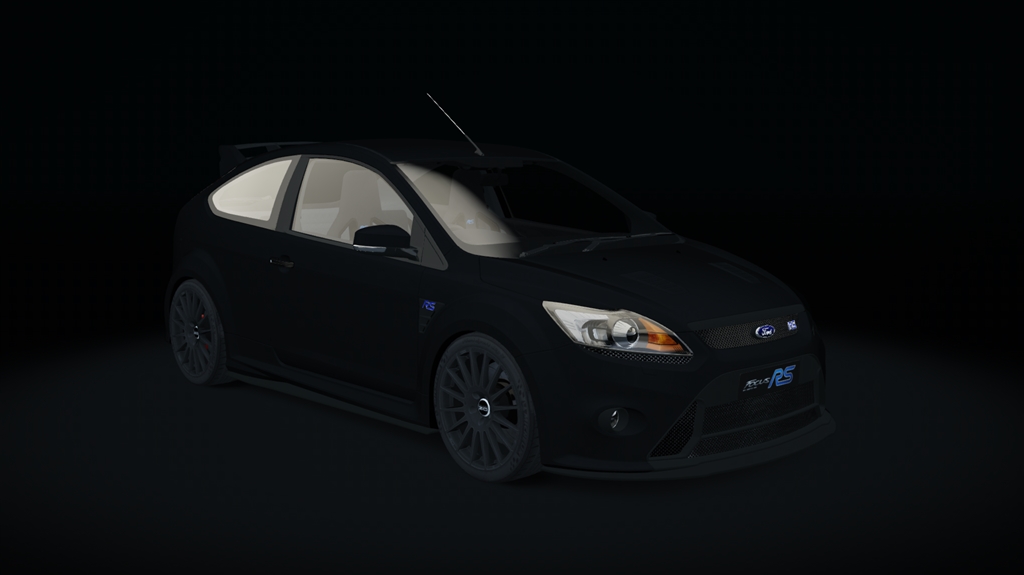 Ford Focus RS MK2 S1, skin 04_Black_matt