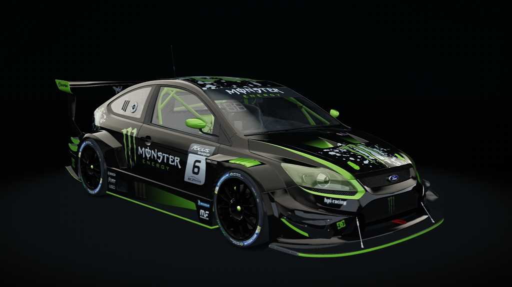 Ford Focus RS MK2 Super CUP, skin 06_Monster_Energy