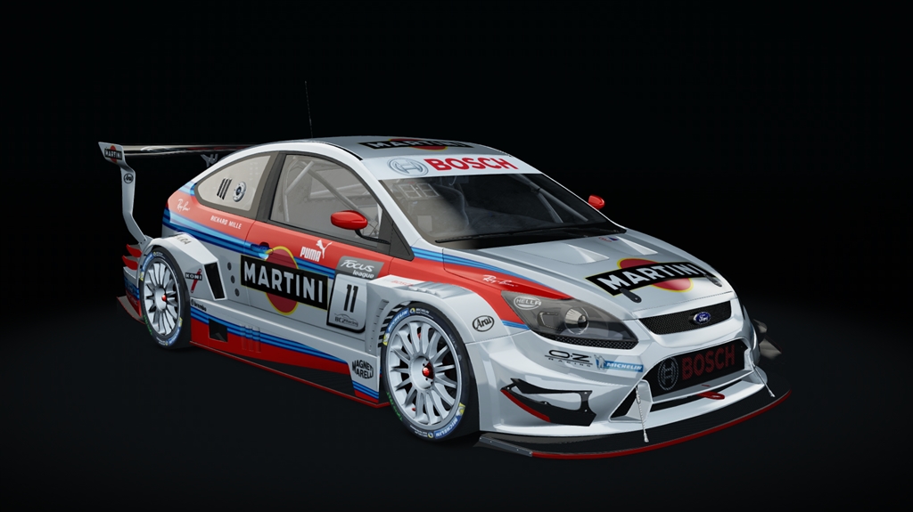 Ford Focus RS MK2 Super CUP, skin 11_Martini