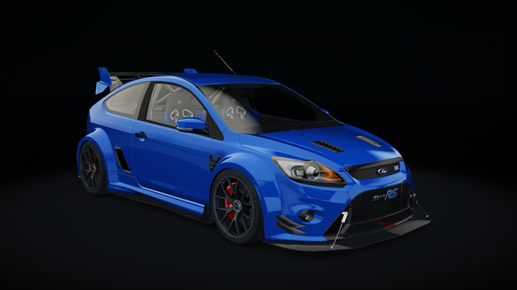 Ford Focus RS MK2 Time Attack, skin 01_Blue_electric