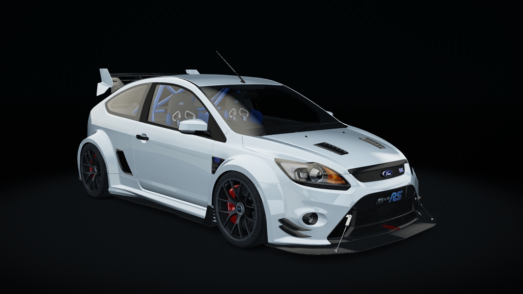 Ford Focus RS MK2 Time Attack, skin 04_Frozen_white