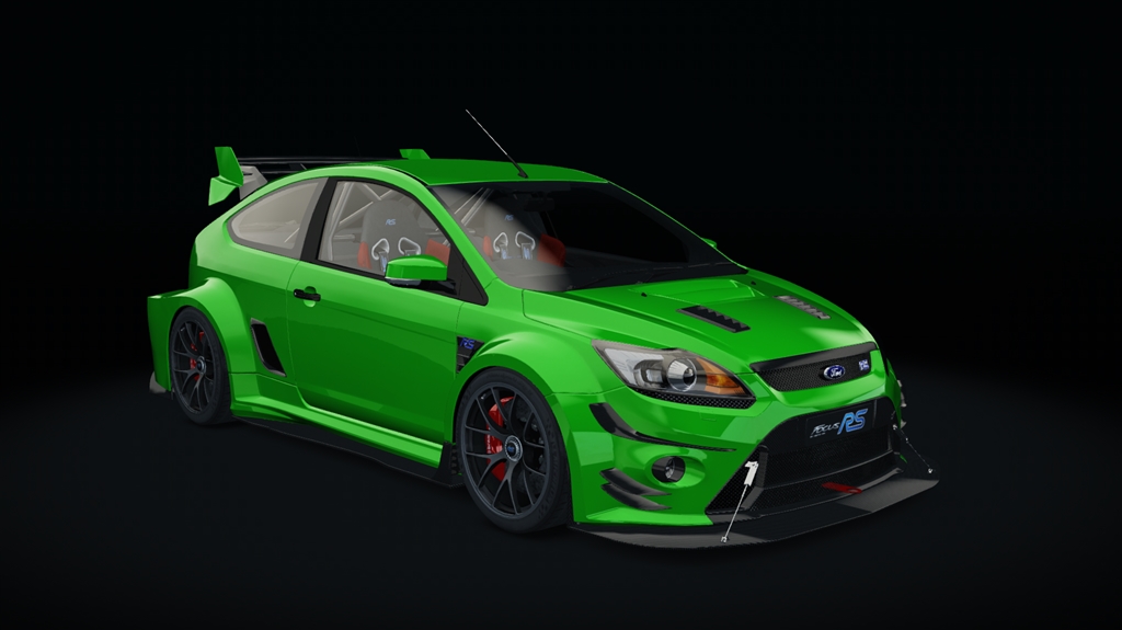 Ford Focus RS MK2 Time Attack Evolution, skin 03_Ultimate_green