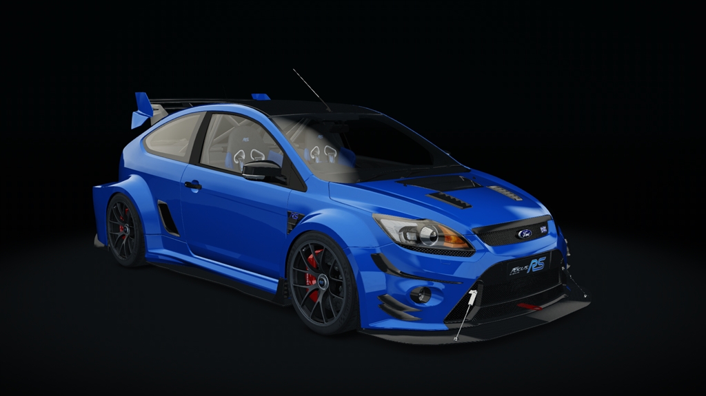 Ford Focus RS MK2 Time Attack Evolution, skin 04_Blue_electric