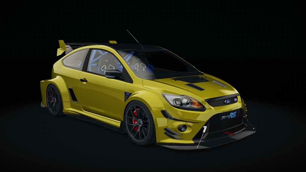 Ford Focus RS MK2 Time Attack Evolution, skin 05_Super_yellow