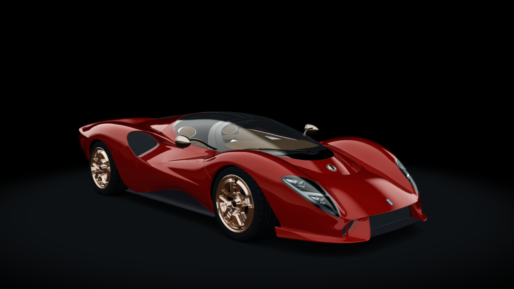 De Tomaso P72, skin Red