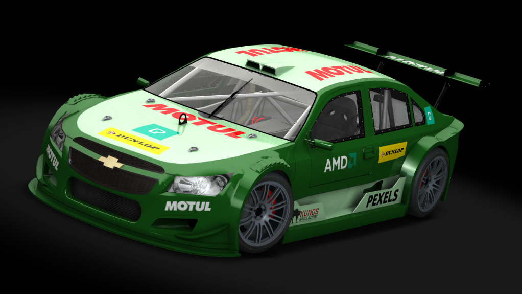 Top Car Chevrolet Cruze, skin Green_evo