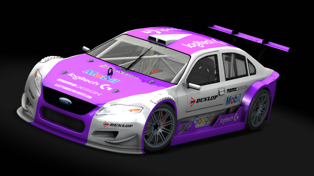 Top Car Ford Mondeo, skin purple_team