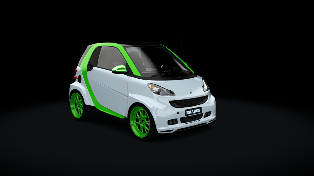 Smart BRABUS, skin amg_green