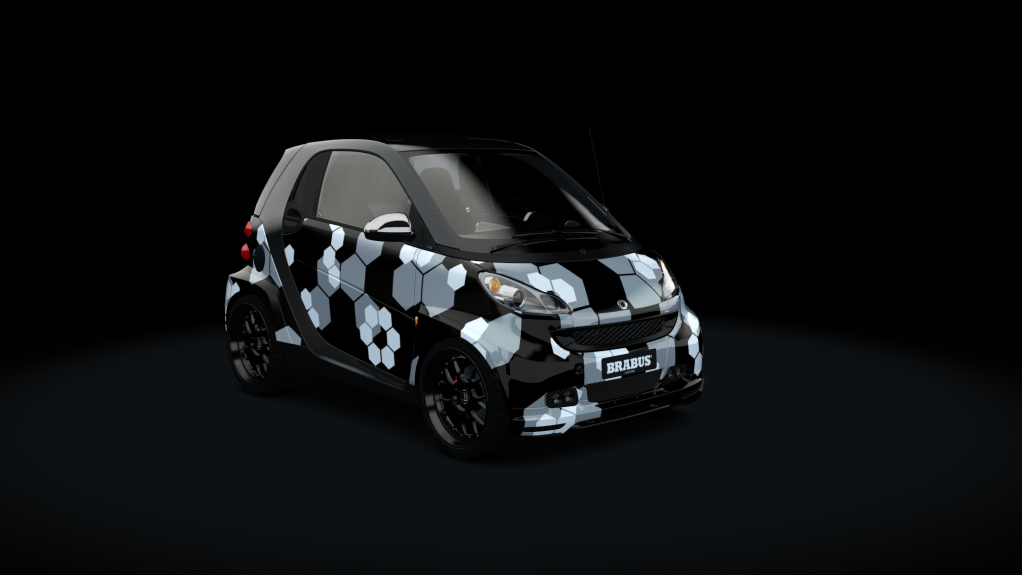 Smart BRABUS, skin custom_black