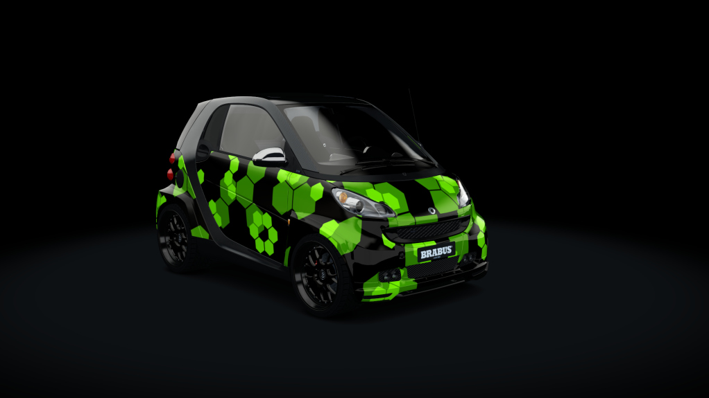 Smart BRABUS, skin custom_green