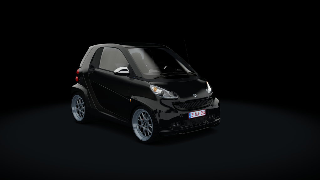 Smart BRABUS, skin stock_black