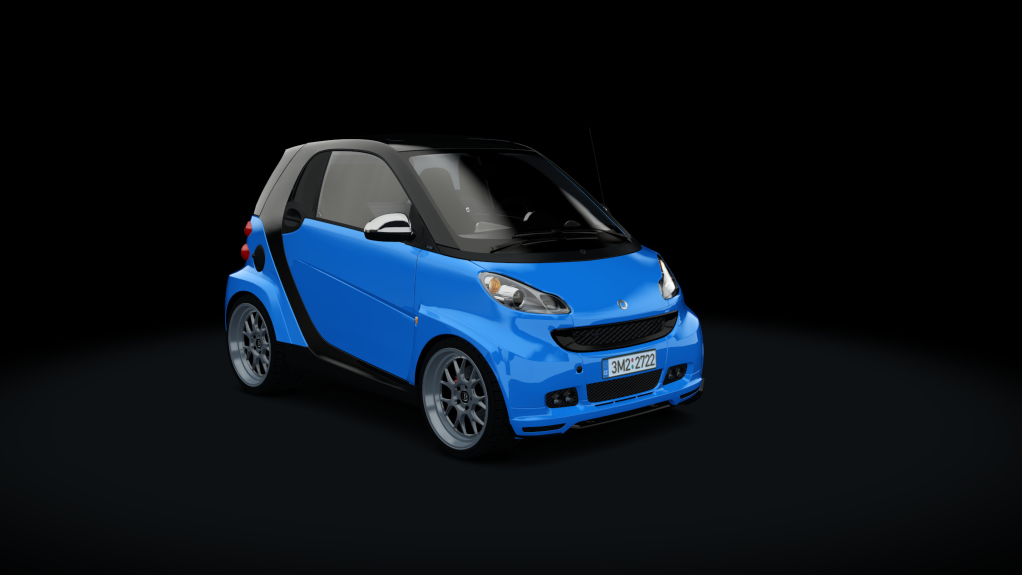 Smart BRABUS, skin stock_blue