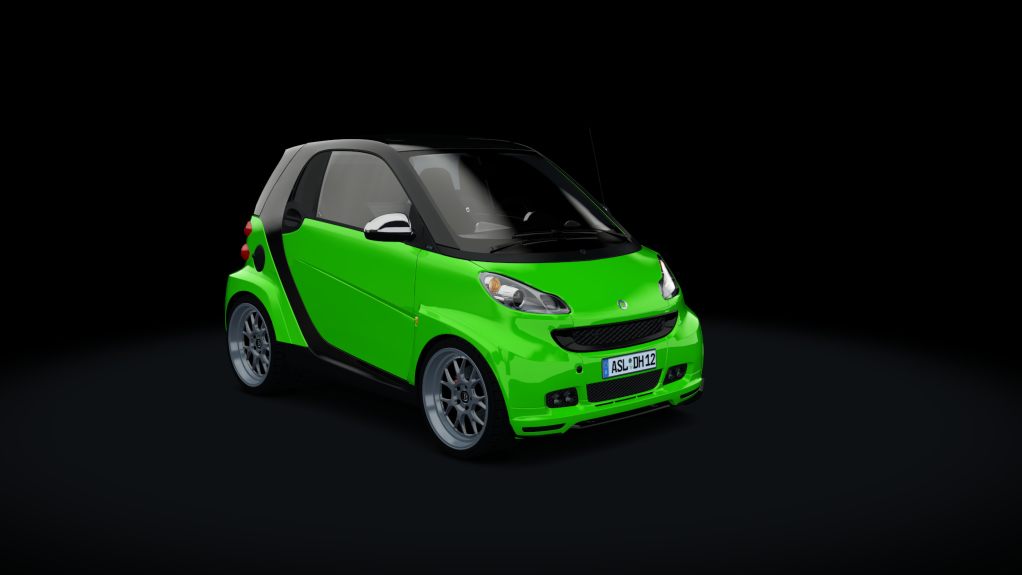 Smart BRABUS, skin stock_green