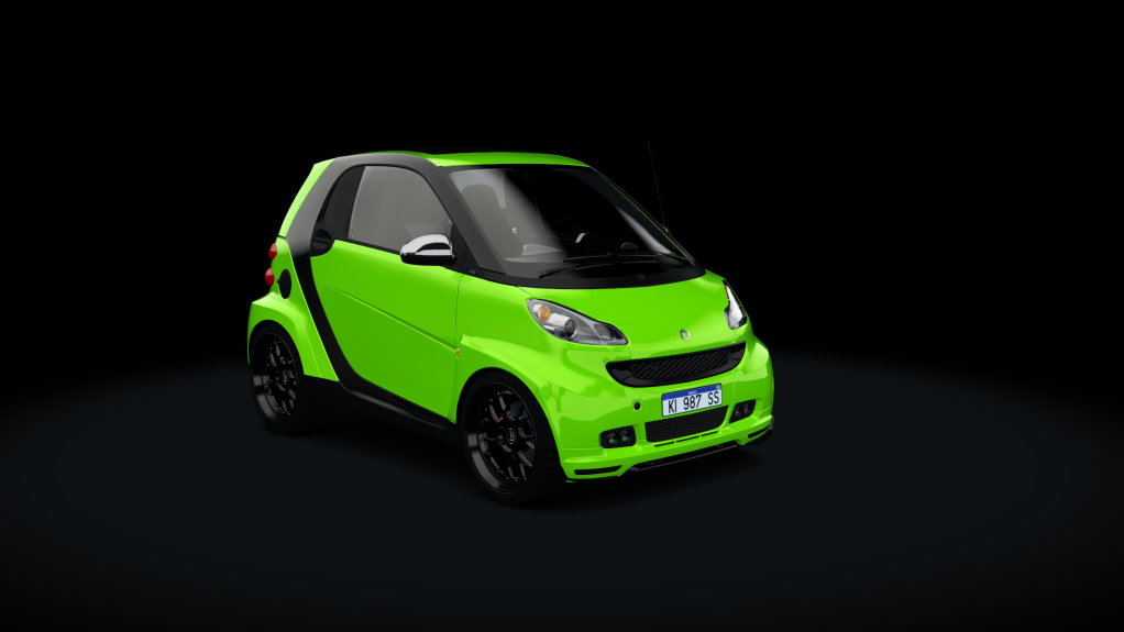 Smart BRABUS, skin stock_lime