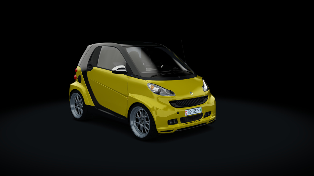 Smart BRABUS, skin stock_mustard