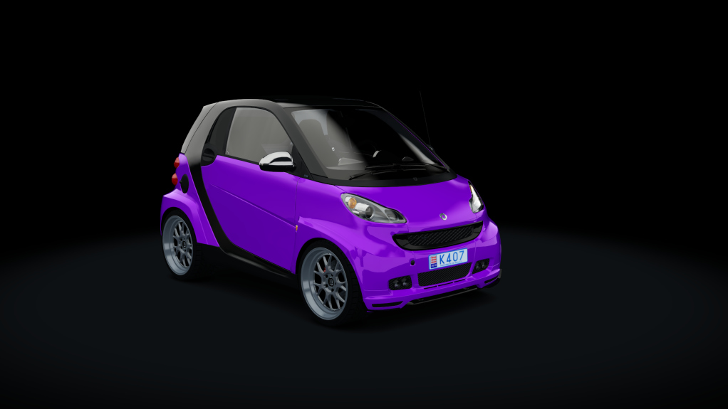 Smart BRABUS, skin stock_purple