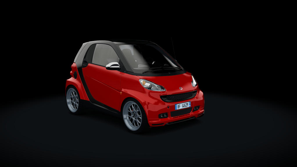 Smart BRABUS, skin stock_red