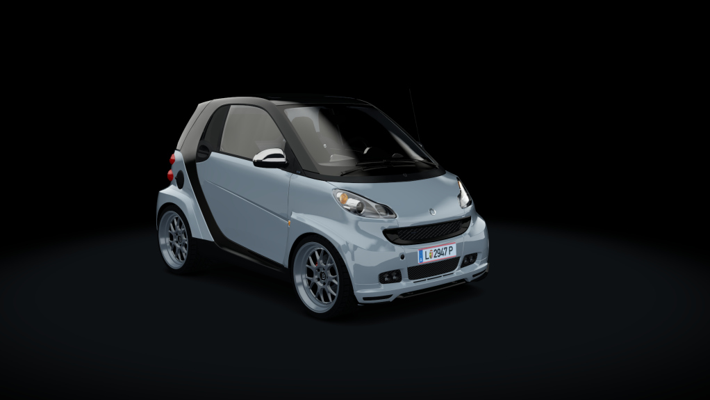 Smart BRABUS, skin stock_silver