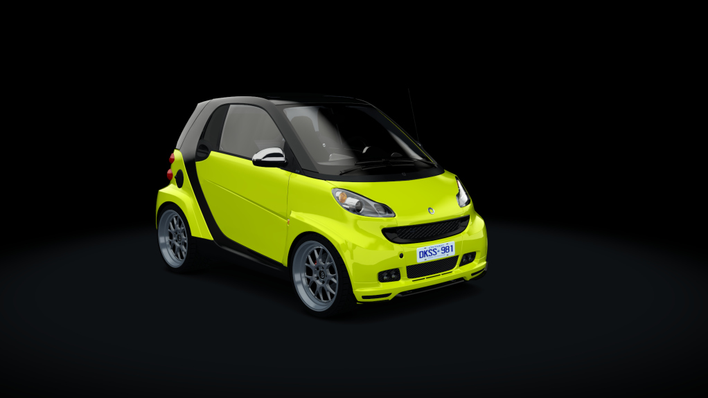 Smart BRABUS, skin stock_yellow