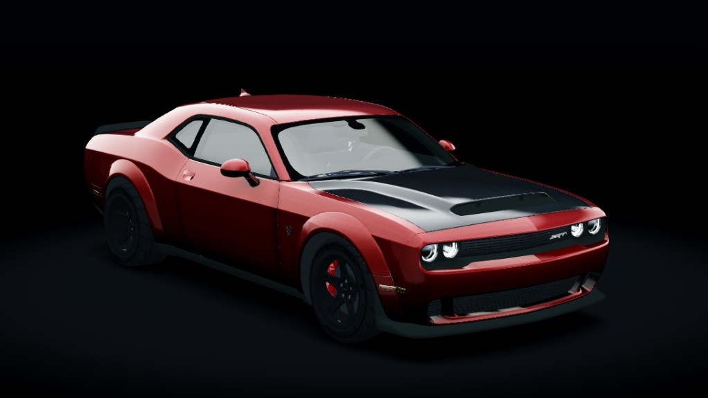 Dodge Challenger Demon NASHER, skin red