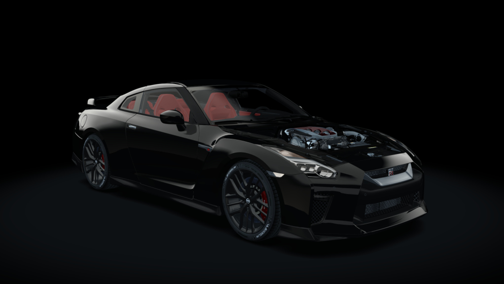 Drag Factory Nissan GT-R 2017, skin Black_Metallic_2
