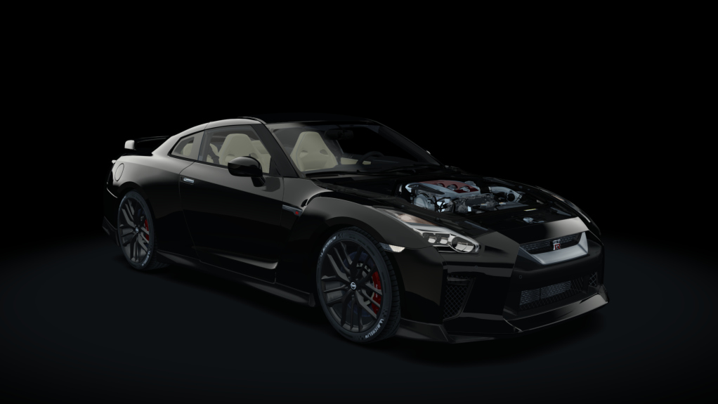 Drag Factory Nissan GT-R 2017, skin Coal_Black