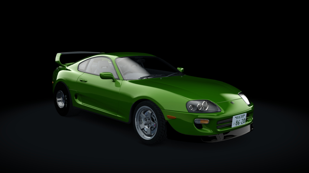 Drag Factory Toyota Supra, skin 01_dark_green_pearl_met