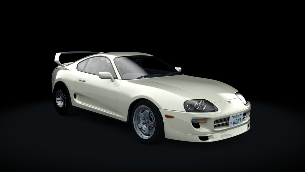 Drag Factory Toyota Supra, skin white_cream