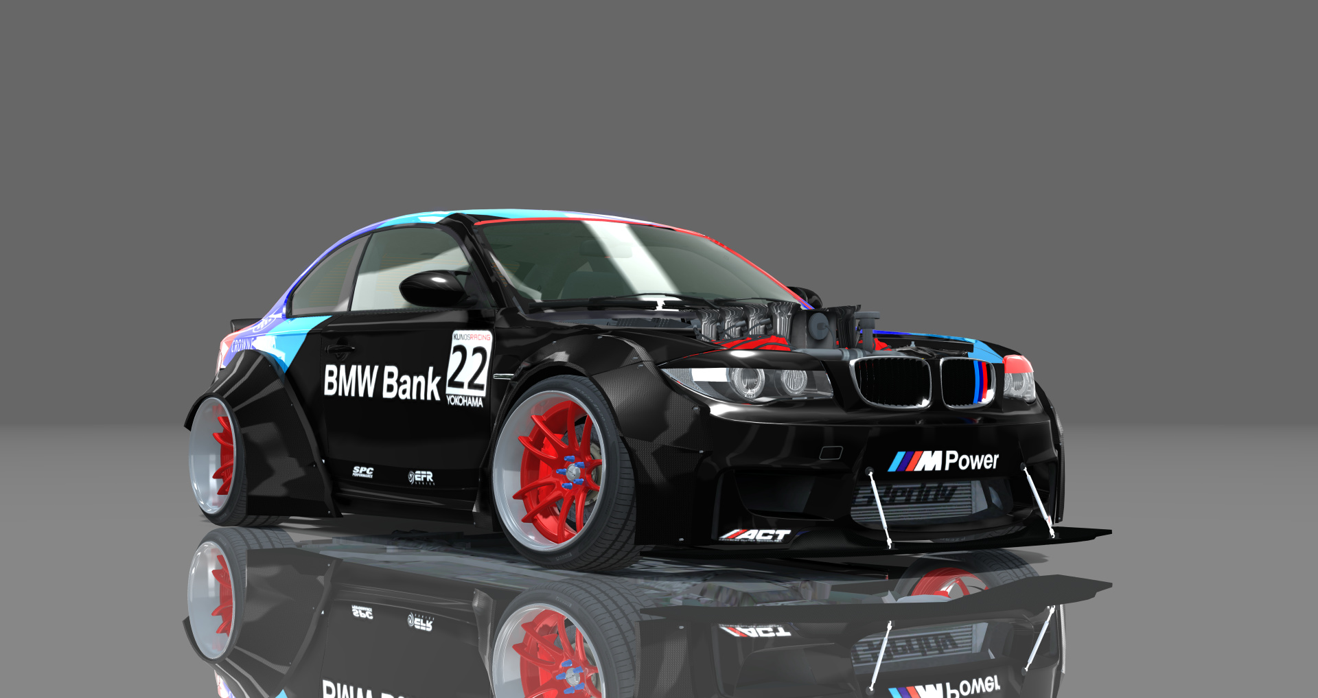 DTP BMW 1M No Hood, skin BMW_Bank_22