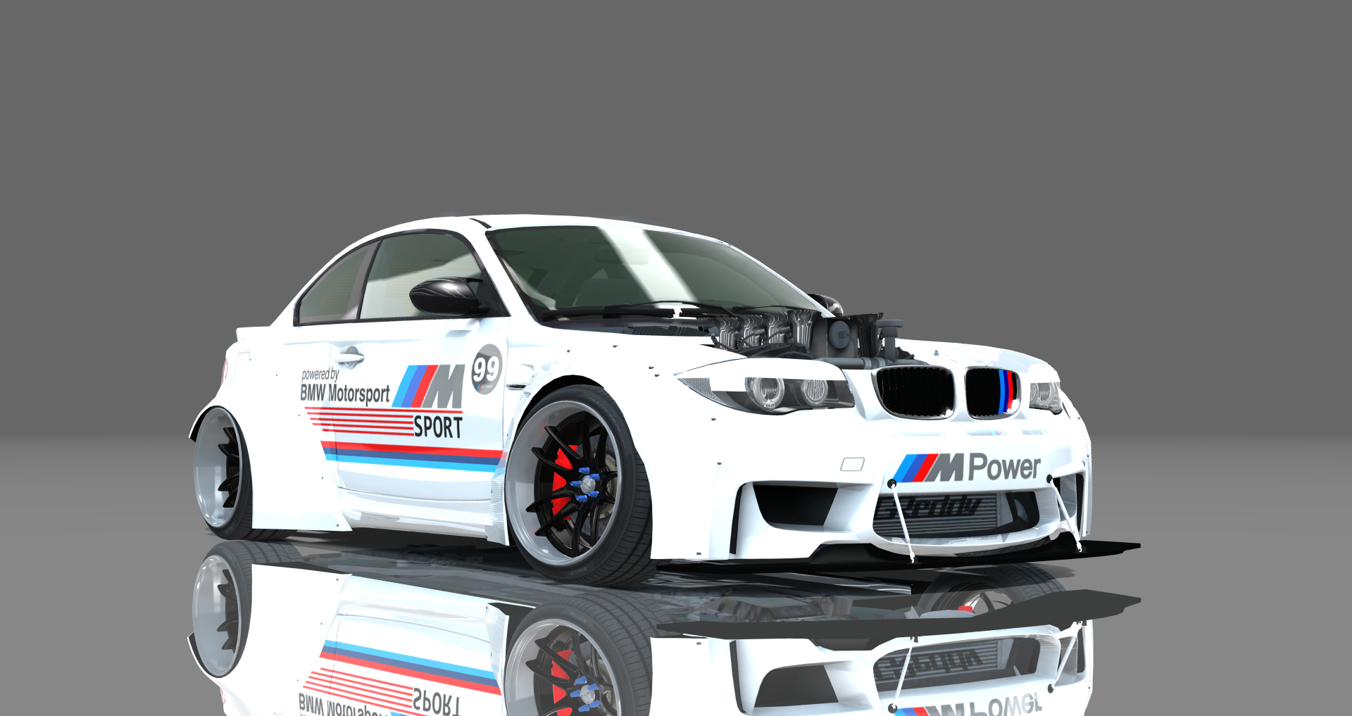 DTP BMW 1M No Hood, skin BMW_Motorsport_white_99