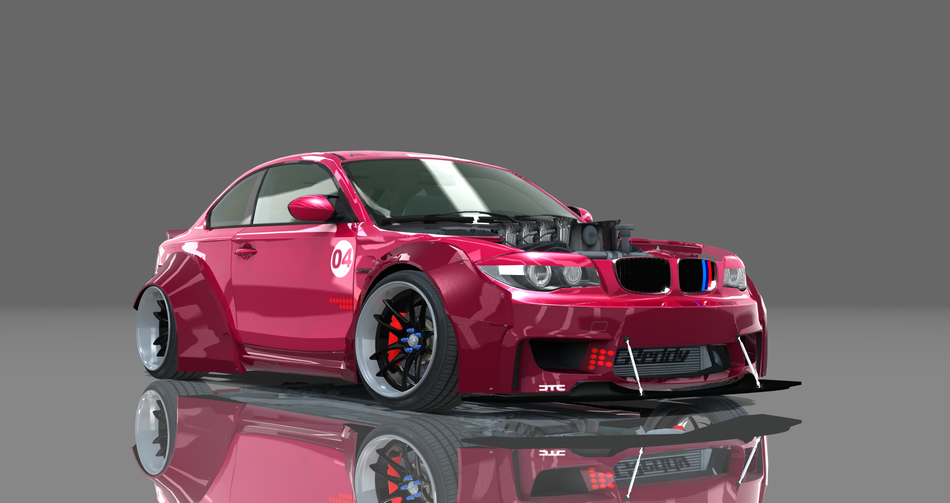 DTP BMW 1M No Hood, skin crimson_red_04