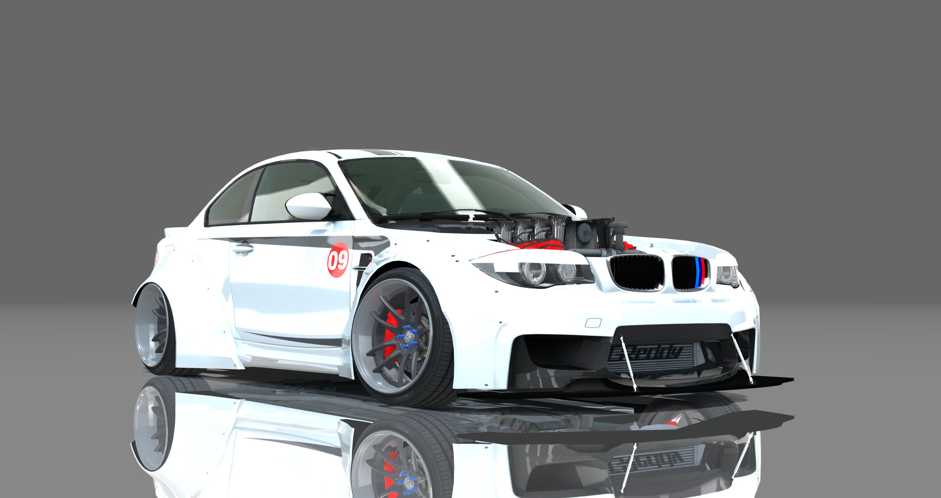 DTP BMW 1M No Hood, skin glacier_silver_09