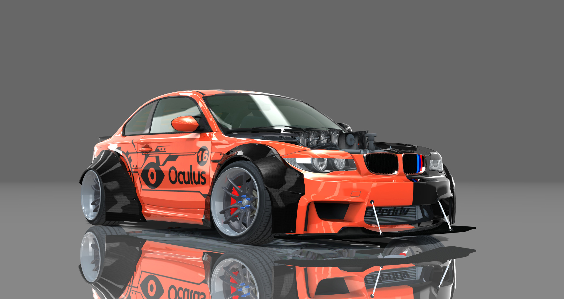 DTP BMW 1M No Hood, skin orange_16