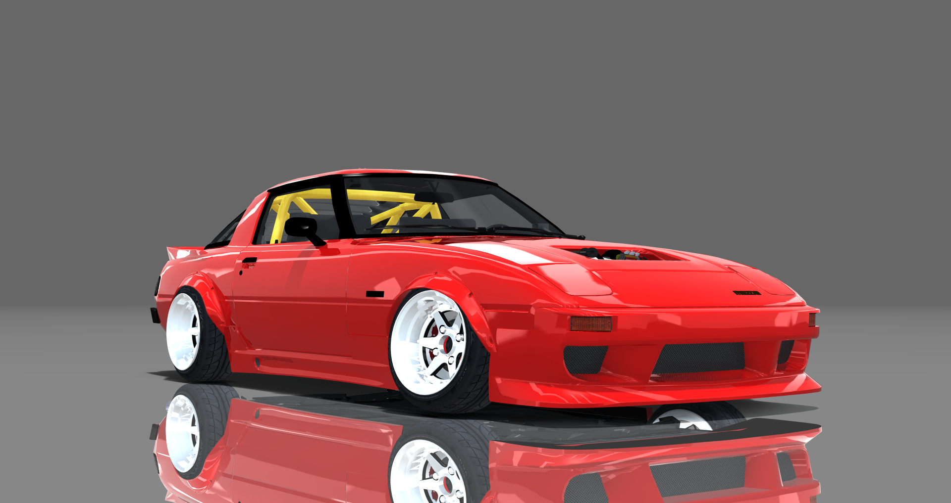 DTP Mazda RX7GLS, skin red