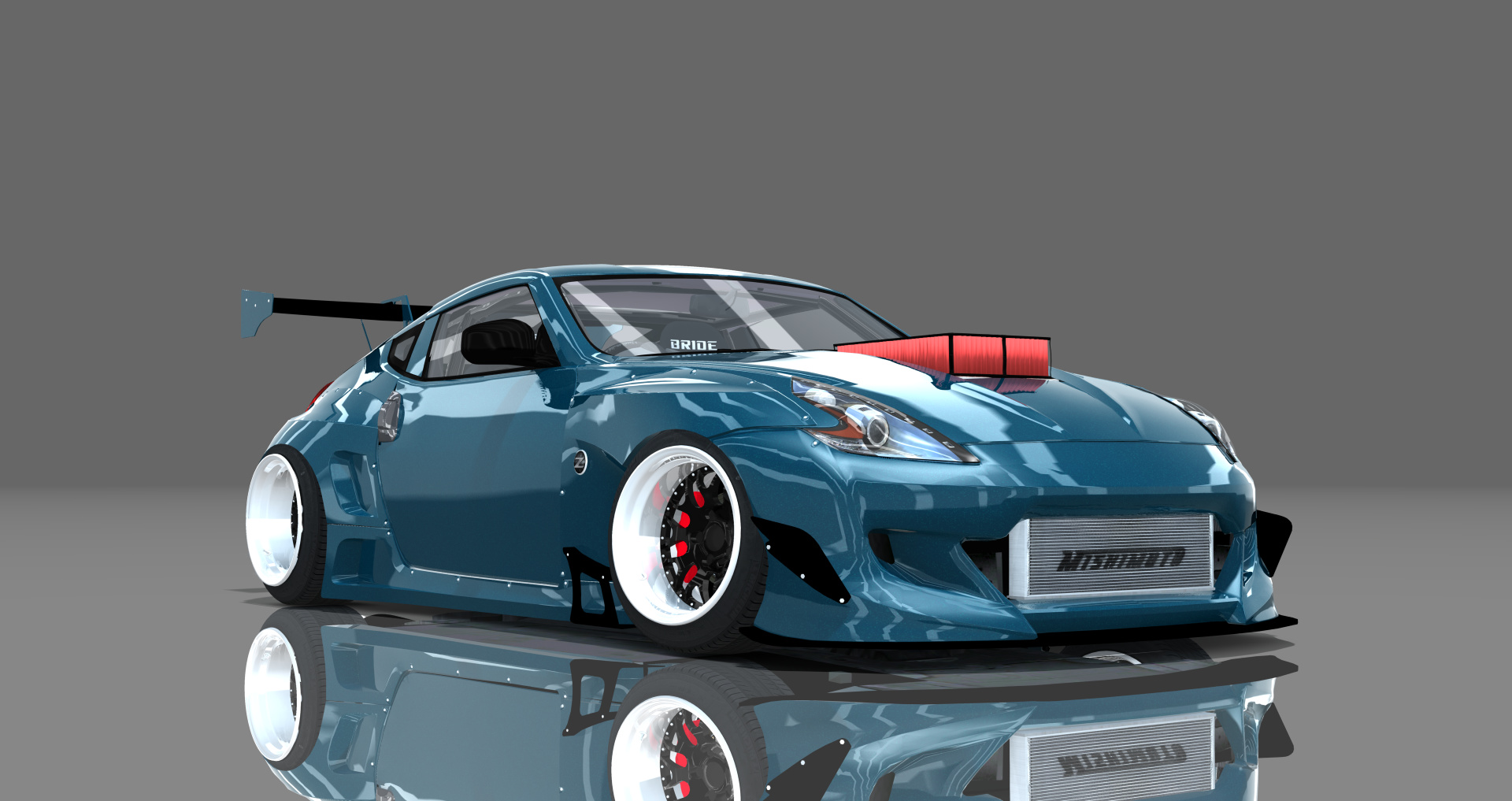 DTP Nissan 370Z Pandem, skin candy_blue_ocean